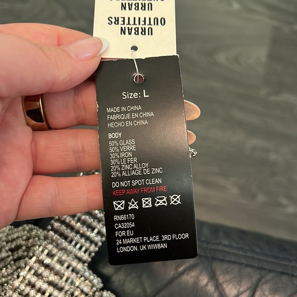 NEW WITH TAGS Urban outfitters rhinestone belt - Picture 3 of 3